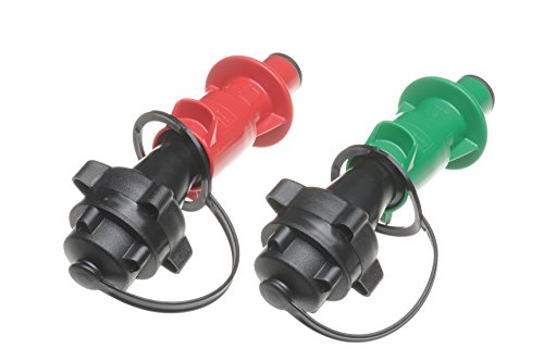 hünersdorff Kraftstoff Sicherheits-Einfüllsystem für PROFI + ECO Doppelkanister, mit Füllstopp und integrierter Belüftung, E10 geeignet, Made in Germany, 16,0 x 5,4 x 5.4 cm, Rot – Bild 3