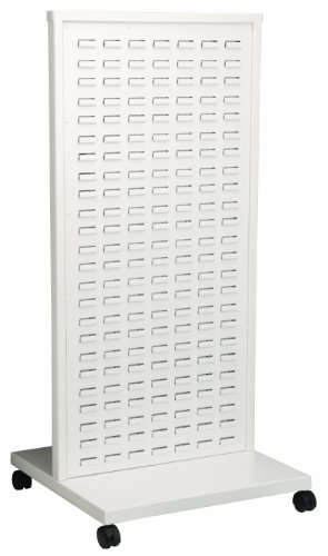Akro-Mils 30553 ReadySpace Storage System Louvered Panel Bin Hanging Mobile Floor Unit, 24-5/8-Inch Long by 23-Inch Wide by 52-Inch High