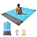 GIVERARE Sandfree Beach Blanket, Waterproof Picnic Blanket, Quick Drying Indoor&Outdoor Family Mat with 4 Stakes&4 Corner Pockets for Travel, Camping, Hiking, Music Festival
