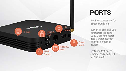 TX6 Android 9.0 4GB DDR3 + 64GB H6 up to 1.5 GHz Quad core ARM Cortex-A53 4K/6K 2.4G+5G WiFi 5.0 BT 4.1