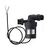 XCSOURCE 12V Solar Battery-Powered Hot Water Circulation Pump DC Black TE091