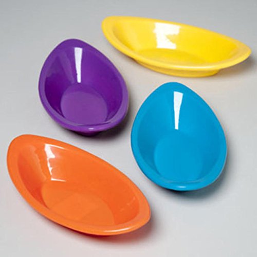 Set of 8 Plastic Banana Split Dish, Ice Cream Sundae Plate, Party