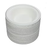 Benail 150 Pack 12 oz Round Disposable Bowls Eco-friendly 100% Natural Sugarcane Biodegradable Compostable Bagasse Tree Free and Plastic Free (150)