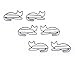 Butler in the Home Animal Cat Shaped Paper Clips in Silver Tin and Gift Box Great for Paper Clip Collectors or Animal Lovers (Black 100 Count)