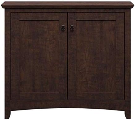 Amazon Com Pemberly Row 2 Door Low Storage Cabinet In Madison