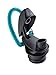 Vapur Collapsible Water Bottle With Carabiner, Compact Bottle Folds Flat For Hydration On The Go, Ideal for Traveling, Hiking or Camping, 34 Ounce, Grey & Teal, Pack of 1