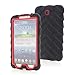 Samsung Galaxy Tab 3 (does not fit LITE) 7 inch (2013) Drop Tech Red Gumdrop Cases Silicone Rugged Shock Absorbing Protective Dual Layer Cover Case