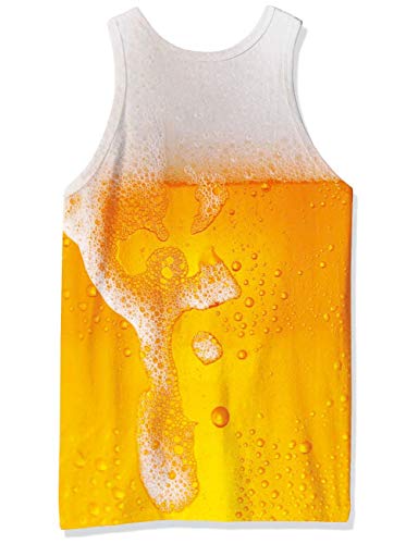 RAISEVERN Tank Tops Summer, Mens Cool Hawaiian Funny Casual Tank Top Tees XL