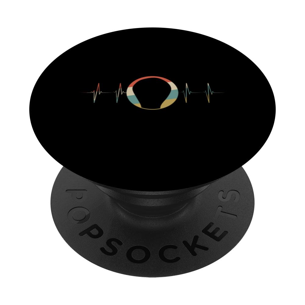 Waboba Heartbeat Retro ECG EKG PopSockets Swappable PopGrip