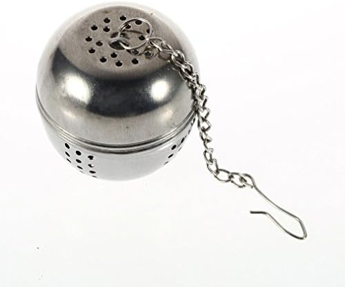 Ball Type New Reusable Stainless Steel Mesh Tea Herb Spice Ball Strainer Infuser Filter. Good for Glasses, Cups, Teapots, Cooking Pots, or Hanging Potpourri