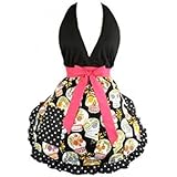 Hemet Sugar Skulls Day of The Dead Apron