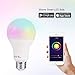 3Stone Smart Light Bulbs, 16W 1600 Lumens WiFi LED Color Changing A21 Bulb Dimmable 2700K-6500K RGBCW, Tunable White Works with Alexa, Google Home 2.4Ghz Only, No Hub Required (1)