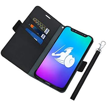 DefenderShield Compatible iPhone 8 / iPhone 7 EMF Radiation Protection Case - Detachable Magnetic Anti Radiation Shield & RFID Blocker Wallet Case w/Wrist Strap