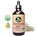 Moringa Energy Oil - USDA Organic 100% Pure Moringa Seed Oil from Cold Pressed Extraction. 4 oz glass bottle with dropper! Use to Rejuvenate and heal dry Skin & Hair with Pure Food Grade Moringa Oil