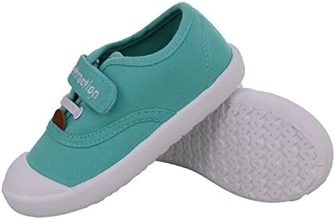 Yedi Candy Color Boys Girls Kids Toddler Canvas Casual Slip On Mint Unisex Hook and Loop Shoes