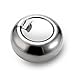 WINCAN Drum shape modern wind stainless steel ashtray, Cigarette Ashtray for Indoor or Outdoor Use, Ash Holder for Smokers, Desktop Smoking Ash Tray for Home office Decoration, Silver