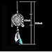 Dream Catcher for Kids, Blue White Black Feather Wall Windown Hanging Ornament, Hanging Dream Catcher Decor for Girls Kids Bedroom Nursery Teepee Decor–Dia 4.5
