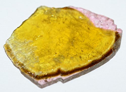 Bicolor Tourmaline polished gemstone slice 8.37 carat