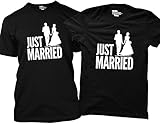 Just Married - Wedding Marriage Matching Couple T-shirts