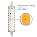 KINDEEP R7S LED Bulb 118mm, 75W-100W Equivalent, AC120V, 4.65 Inches Double Ended R7S J118, Warm White 3000K, 2-Pack