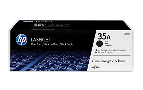 HP LaserJet 35A Print Cartridge - Retail Packaging - Dual Pack - Black