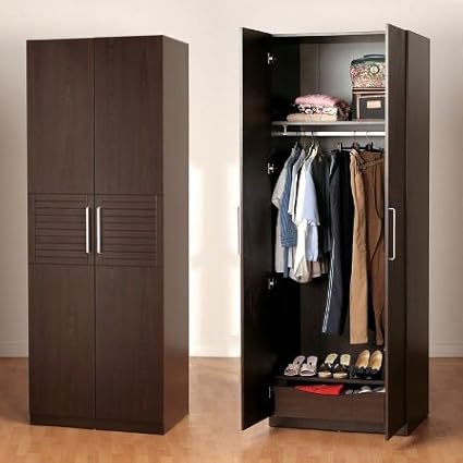 Status Elantra 3072 2 Door Designer Wardrobe Wenge Colored With