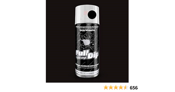 Pintura spray Full Dip Negro mate