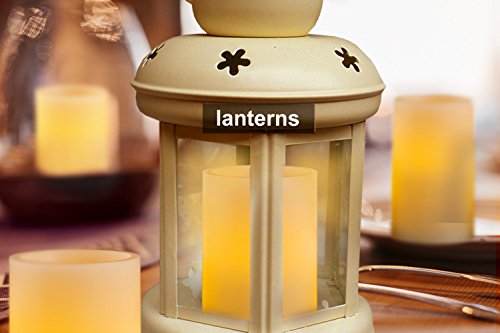 AMAGIC 3”x6” Large Flameless Candles With Remote And Timer - Real Wax Led Pillar Candles Bulk, Battery Candles for Home/Festival/Party/Christmas/Night Light, Great Gift Idea(Ivory, Set of 6)