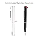 BBTO 10 Pieces Small Ballpoint Pens Mini Pens Bulk Metal Tiny Short Pocket Thin Gel Ink Purse Clip Writing Tool for Pockets Notebook Notepad Nurses Wallet Office(Gold)