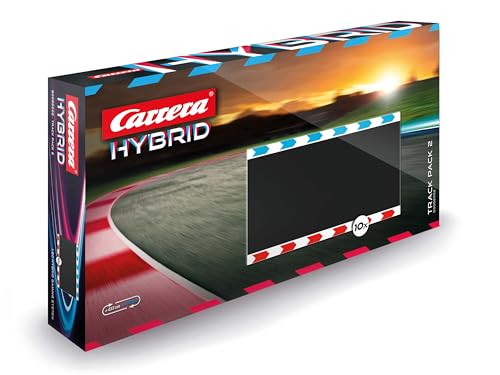 Carrera Hybrid Track Pack 2 – Erweiterungsset für Rennbahnen mit robustem Zubehör und zusätzlichen Streckenabschnitten