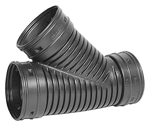 Image of Advanced Drainage Systems 0622AA Corrugated Singlewall Pipe Wye, 6"