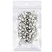 Favordrory 6#-32x5 Computer Case Thumb Screws, Silver, 50 Pieces