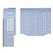 Amerock TMPMULTI Cabinet Door/Drawer Hardware Installation Template Combo Pack primary