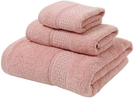 JITTY Hotel & Spa Bath Towel by, 3 Piece Set 1 Bath Towel,1 Hand Towel and 1 Washcloth,Maximum Softness and Absorbency (Light Pink)