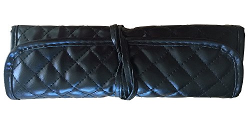 8pc Professional Makeup Brush Set - Cameo Cosmetics Makeup Brushes and Tools Set Made with Goat and Nylon Hair, Including a Black Travel Roll, Perfect As a Brushes and Applicators Gift Set