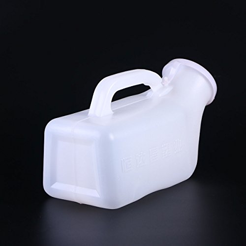 Healifty 2pcs 1000ml Travel Pee Urinal Portable Urinal Car Travel Camping Urine Bottle Emergency Toilet for Men