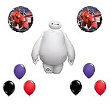 Hiro Baymax Movie BIG HERO 6 Disney Balloons Birthday Party Decoration Supplies Kit
