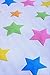Non-Slip Bath Mat for Baby / Toddler / Children (Colorful Stars, Safe, Eco-Friendly, Anti Microbial)