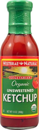Westbrae Natural Organic Unsweetened Ketchup -- 13 fl oz - 2 pc