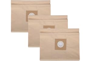 BIDZ FD-8G-BZ-3 Wet Vacuum High-Efficiency, fine dust and Dry Pickup only, 3 Bags per Package, Brown