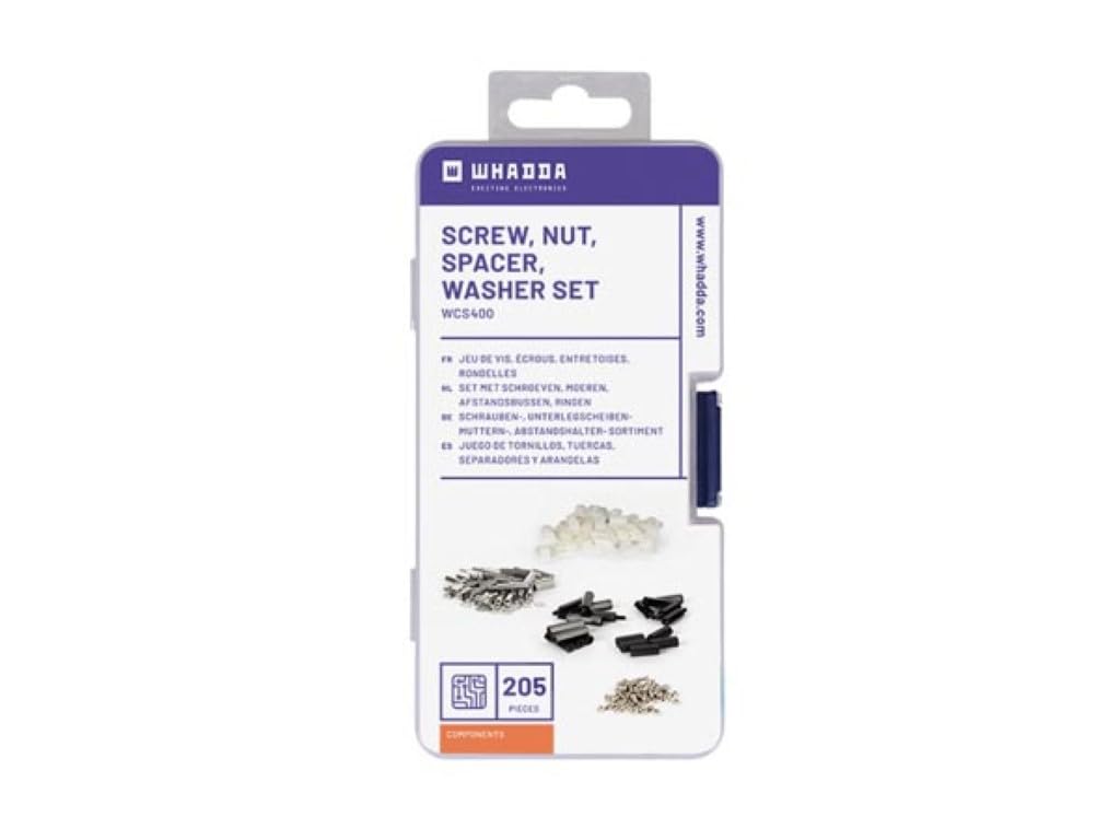 Screw, groove, spacer, washer set