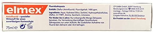 Elmex Toothpaste Junior 6-12 Years Old 3x75ml, 3x2.5oz by Elmex, 75 ml (Pack of 3) - Image 3