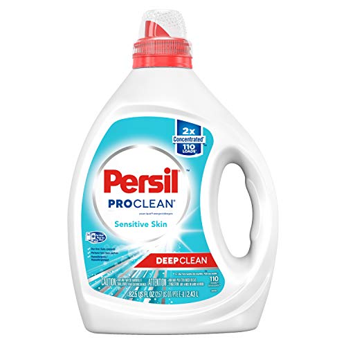 Persil Laundry Detergent Liquid, Free and Sensitive, Unscented and