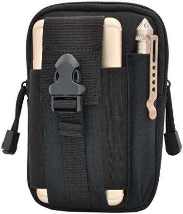 8Bees Tactical Molle Pouch Multi-Purpose Compact EDC Utility Gadget Belt Waterproof Nylon Camo Bag