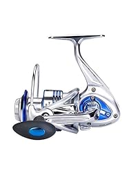 Diwa   Carrete de pesca giratorio para carretes de pesca de agua dulce y agua salada, ultra suave, ligero, potente, para trucha, carpa, spinner, Gear 13+1, cuerpo de aleación de aluminio BB