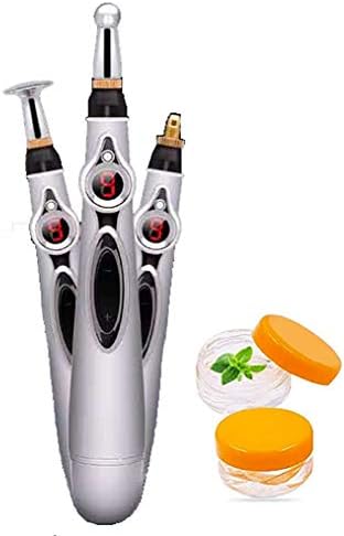 Winnes Electronic Acupuncture Pen, Electric Meridians Laser Acupuncture Machine Magnet Therapy Instrument Meridian Energy Pen Massager Relief Pain Tools