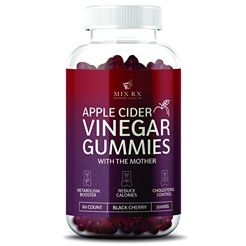 Premium Organic Apple Cider Vinegar Gummies with The Mother for Energy, Diet Control, Fat Burner - Gummy Alternative to Apple Cider Vinegar Capsules, Pills, ACV Tablets - Detox, Cleanse