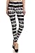 Print Leggings Triple Shades of Gray (N381-OS)