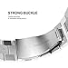 Valuebuybuy Stainless Steel Metal Clasp Buckle Wrist Strap Apple Watch - Silver/42mm