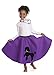 1950s Purple Poodle Skirt for Girls | A Must-Have 50s Costume | Purple Girls Sock Hop Skirt | One Size | Halloween Kids Costumes
